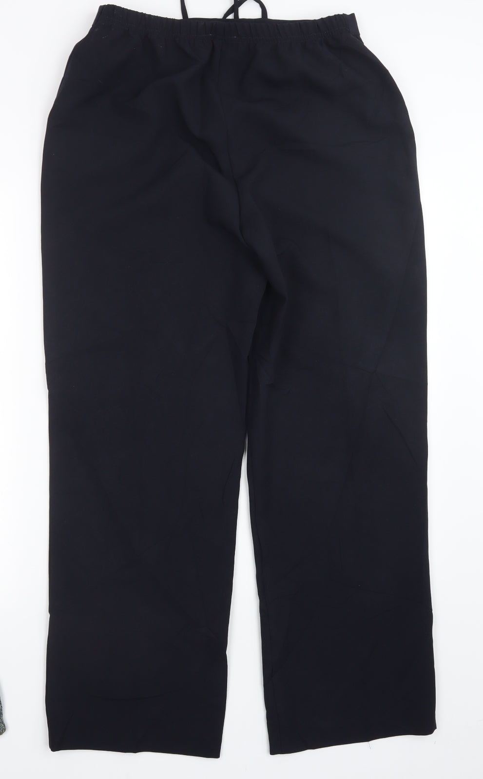Essential Style Womens Blue   Trousers  Size 14 L29 in