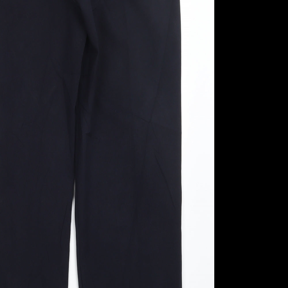 Essential Style Womens Blue   Trousers  Size 14 L29 in