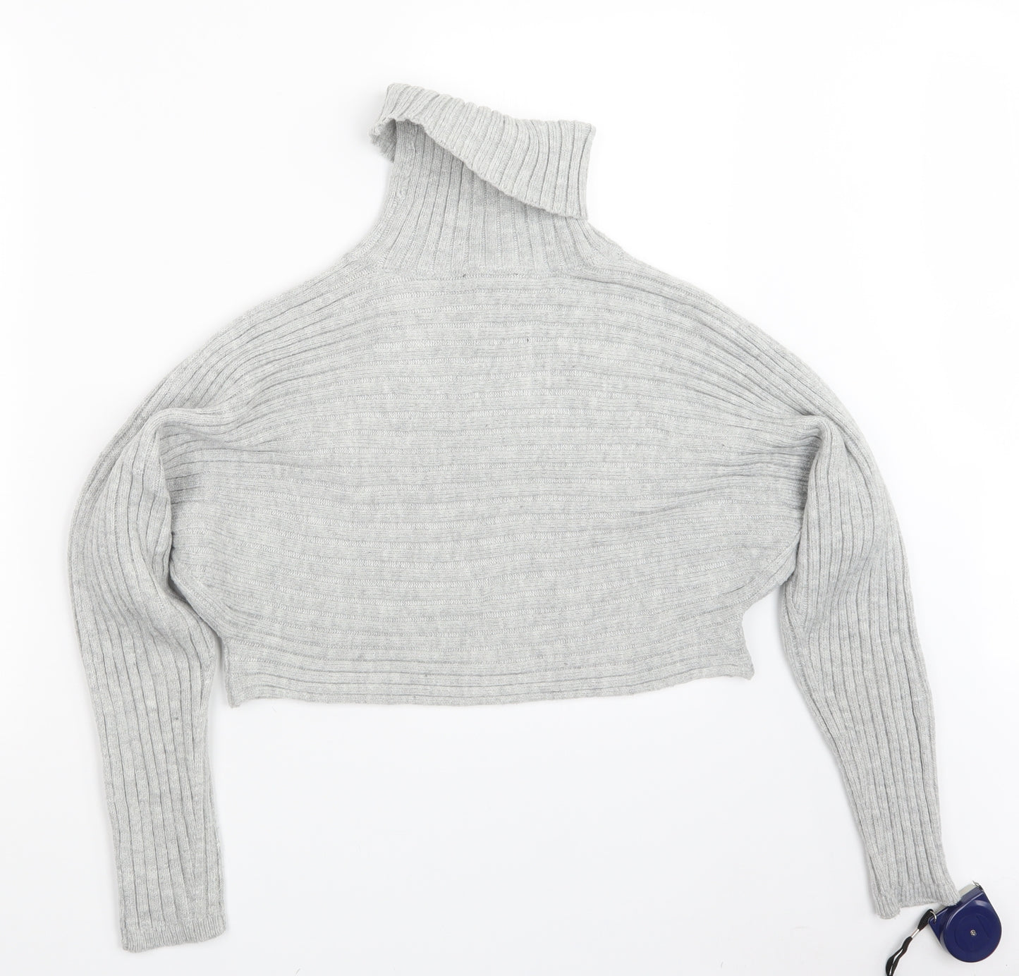 New Look Womens Grey  Knit Pullover Jumper Size S