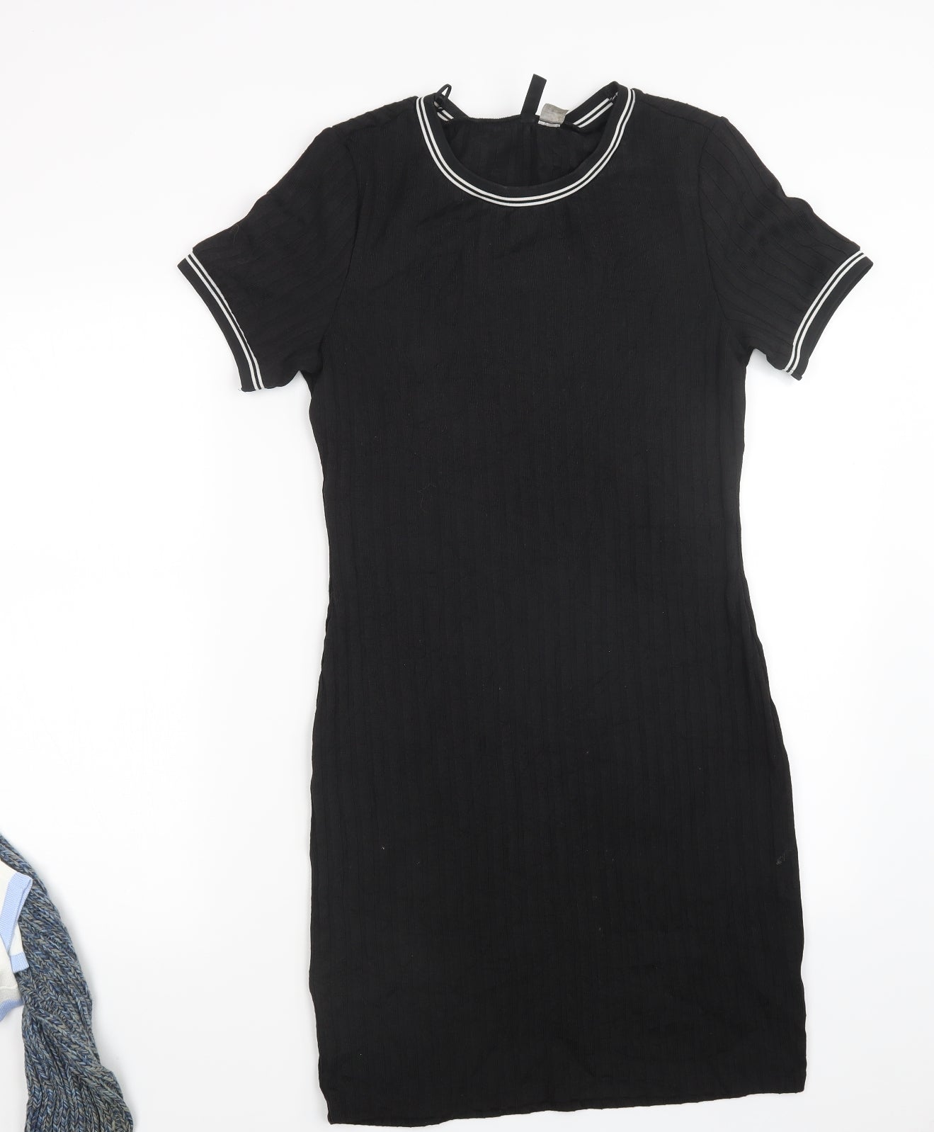 Divided by H&M Womens Black   T-Shirt Dress  Size 12