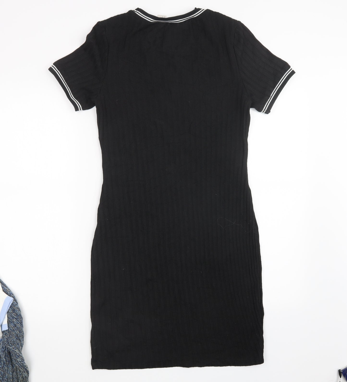 Divided by H&M Womens Black   T-Shirt Dress  Size 12