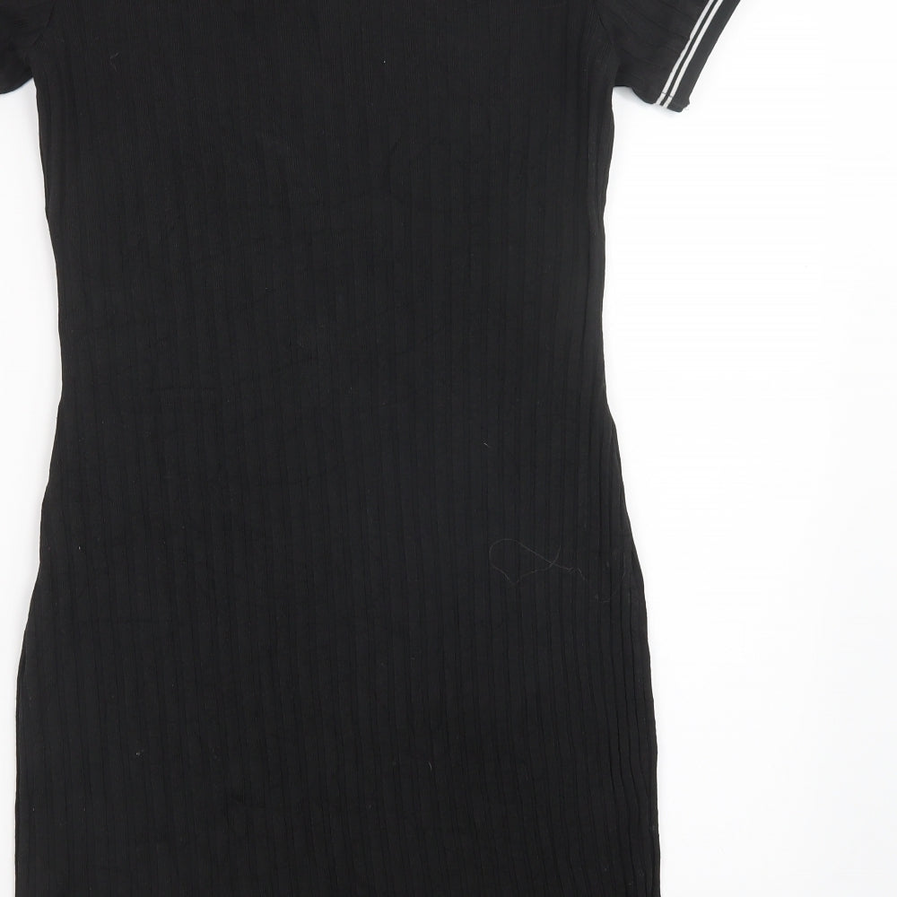 Divided by H&M Womens Black   T-Shirt Dress  Size 12
