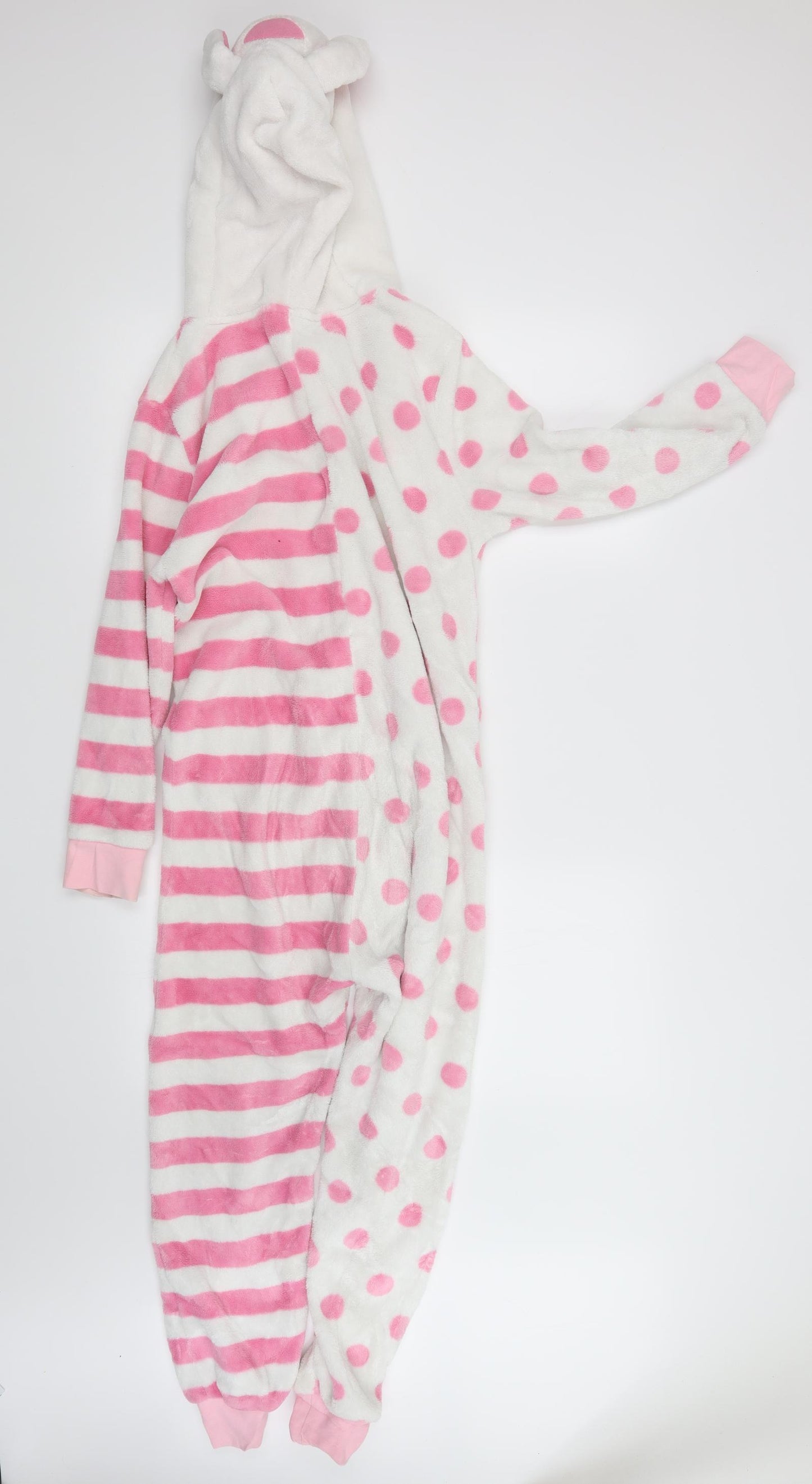 NEXT Girls Pink Geometric  Top One Piece Size 11 Years