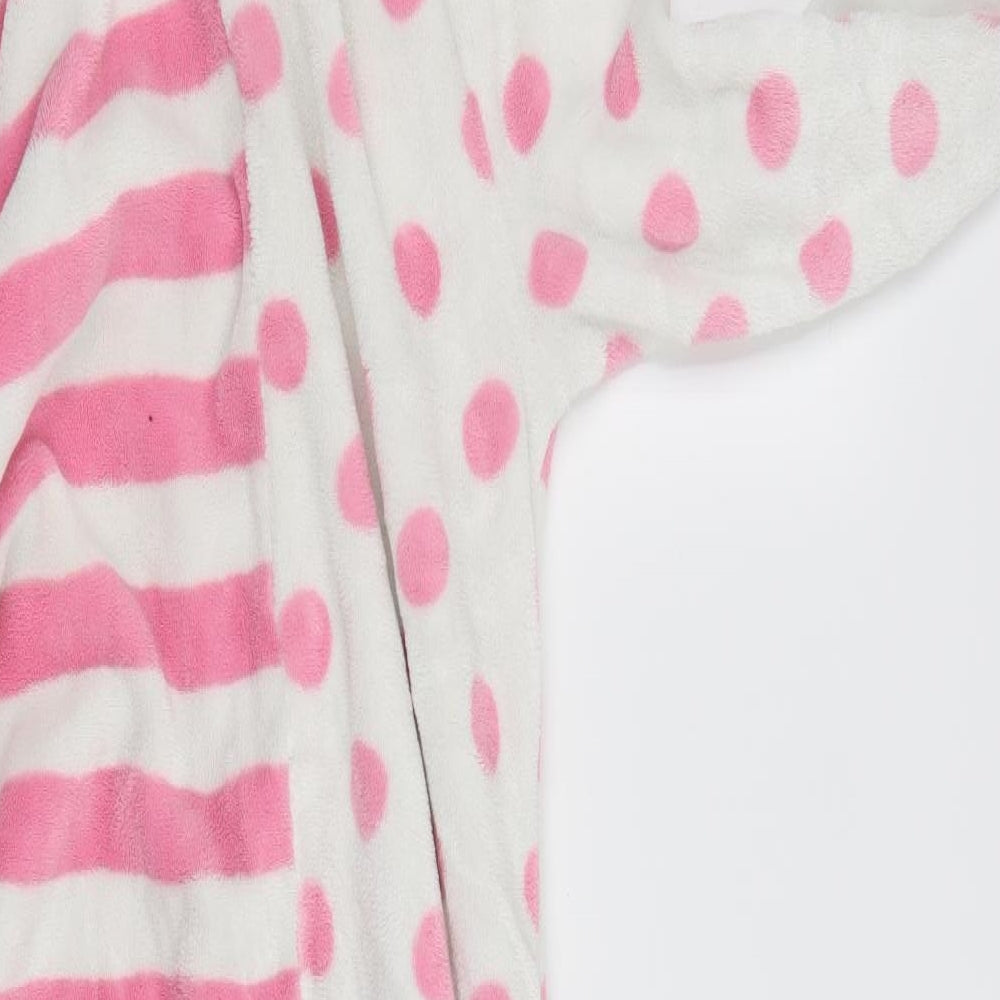 NEXT Girls Pink Geometric  Top One Piece Size 11 Years