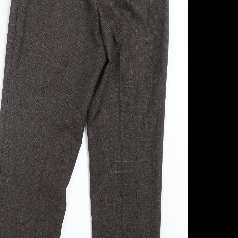 Marks and Spencer Womens Brown   Trousers  Size 8 L25 in