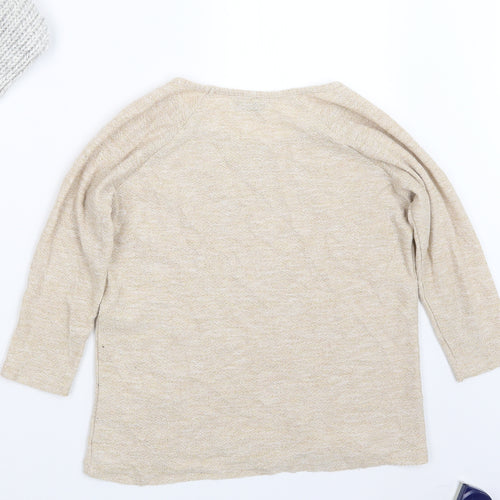 Oasis Womens Beige   Pullover Jumper Size XS