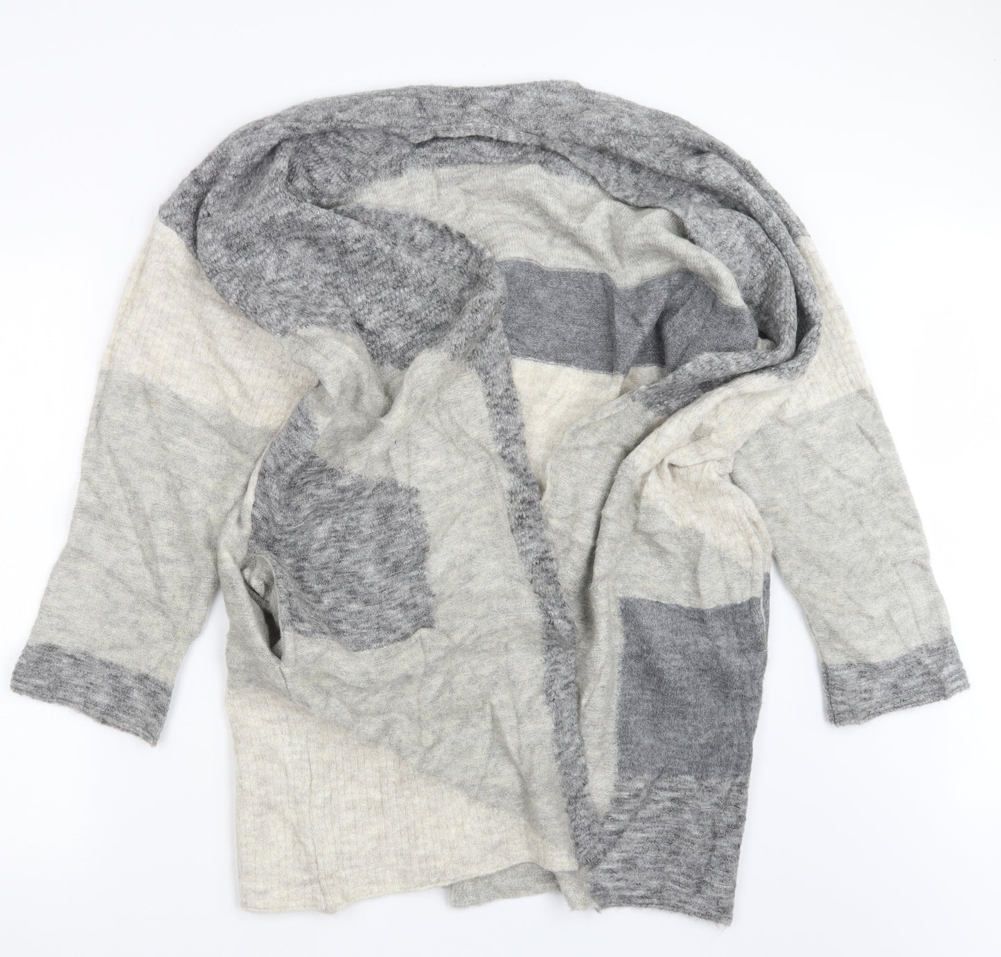 George Womens Grey  Knit Cardigan Jumper Size M