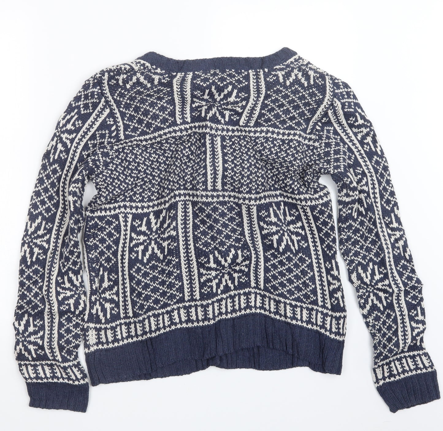 Fat Face Womens Blue  Knit Cardigan Jumper Size 16