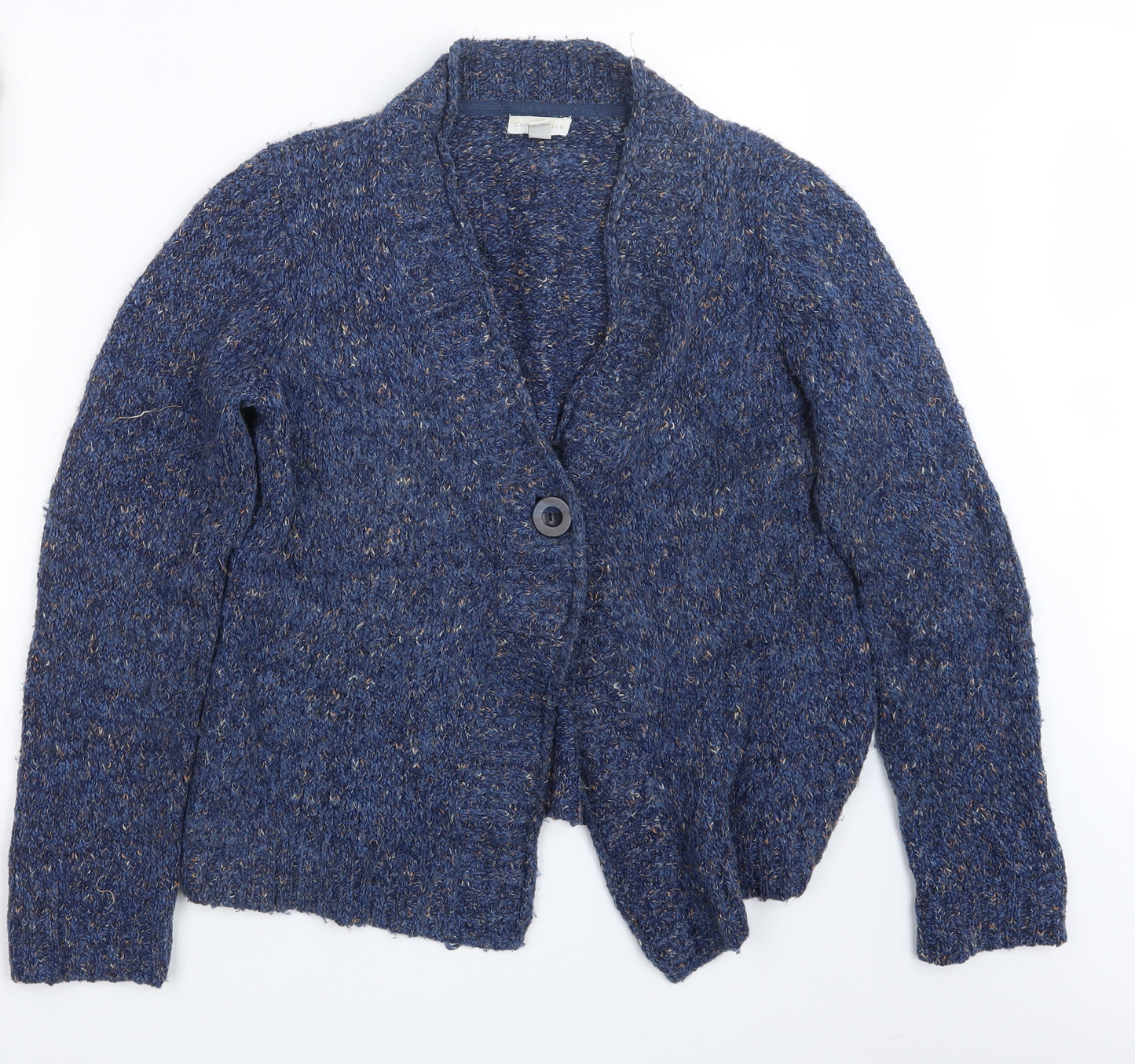 Charter Club Womens Blue  Knit Cardigan Jumper Size L