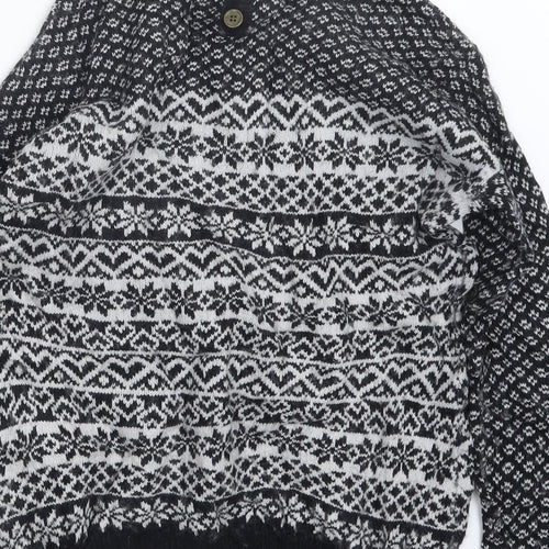 NEXT Womens Black  Knit Pullover Jumper Size 12