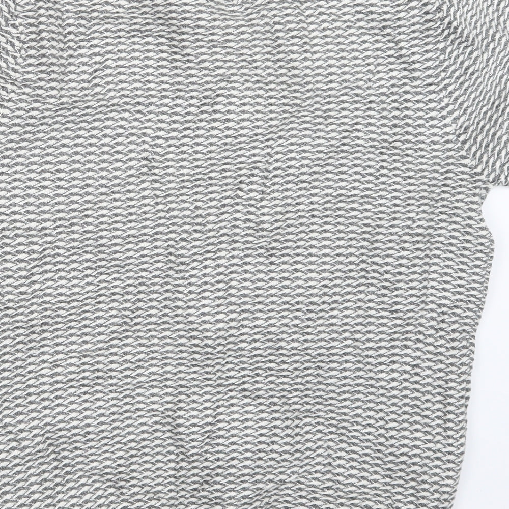 NEXT Mens Grey  Knit  Polo Size M