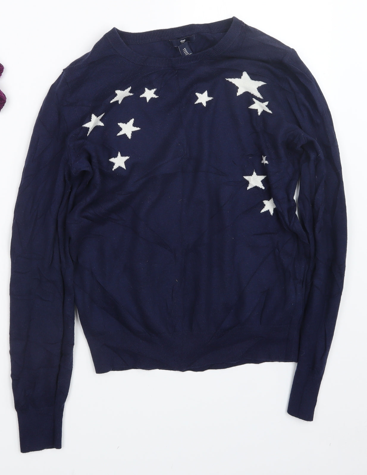 Gap Womens Blue  Knit Pullover Jumper Size M