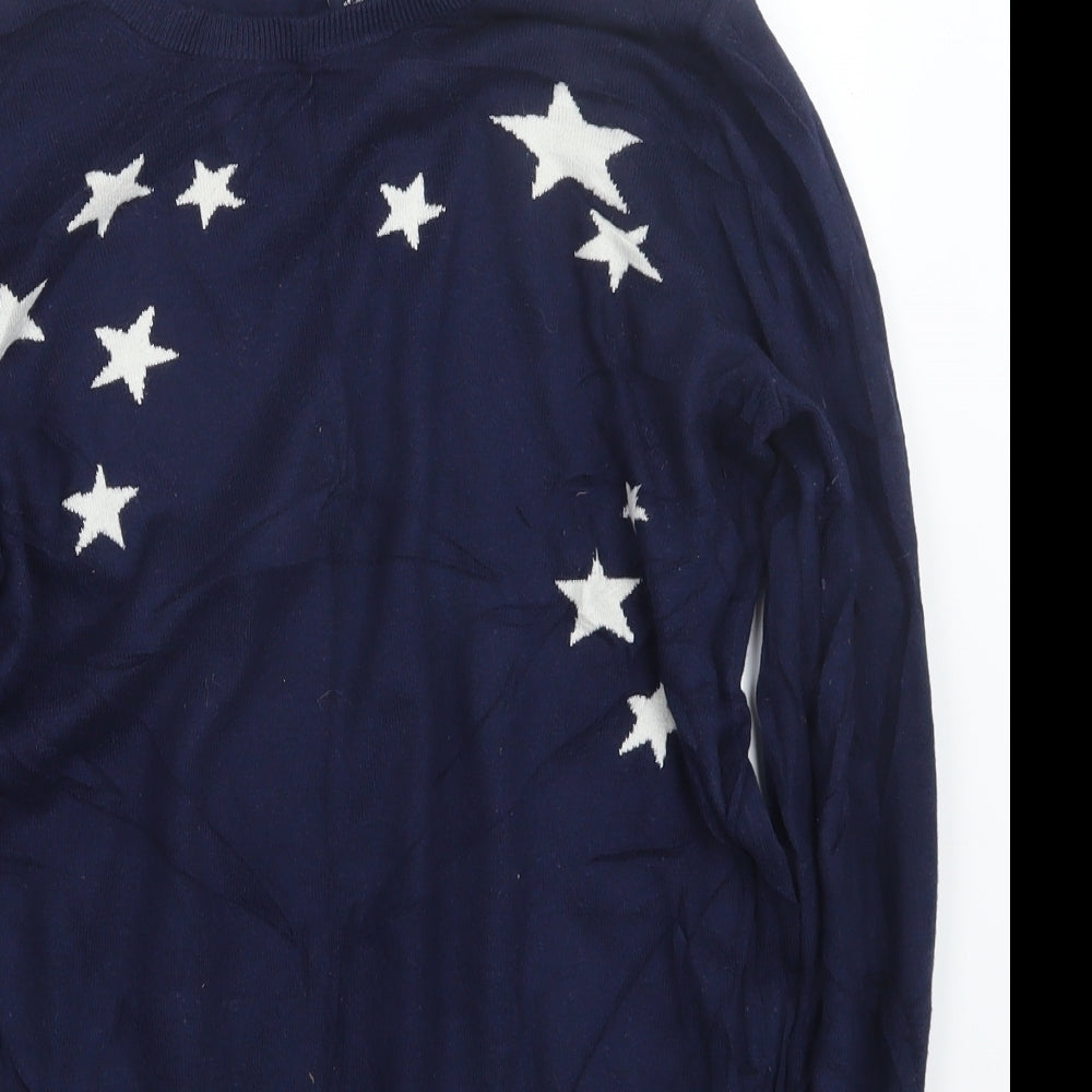 Gap Womens Blue  Knit Pullover Jumper Size M
