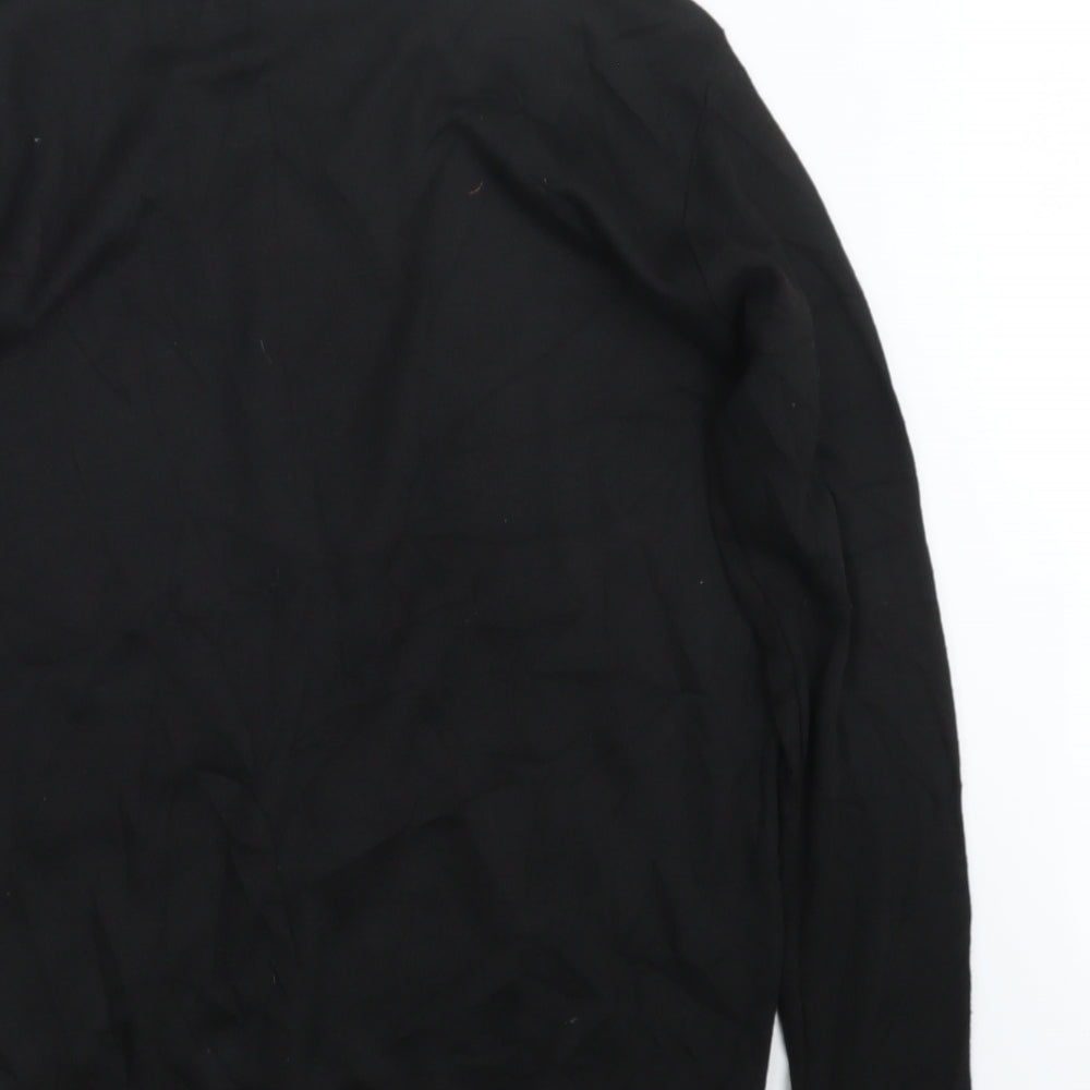 Pierre Cardin Mens Black Argyle/Diamond Knit Pullover Jumper Size S