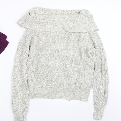 New Look Womens Beige  Knit Pullover Jumper Size M