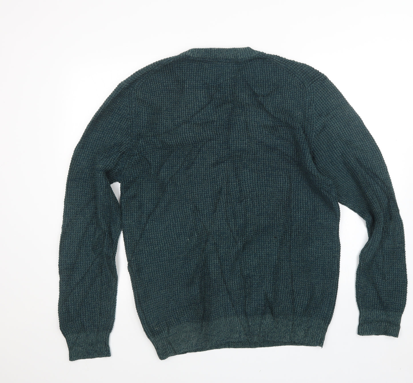 Primark Mens Green  Knit Pullover Jumper Size L