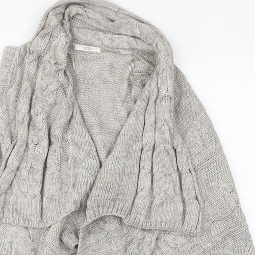 Marks and Spencer Womens Grey  Knit Cardigan Jumper Size 12