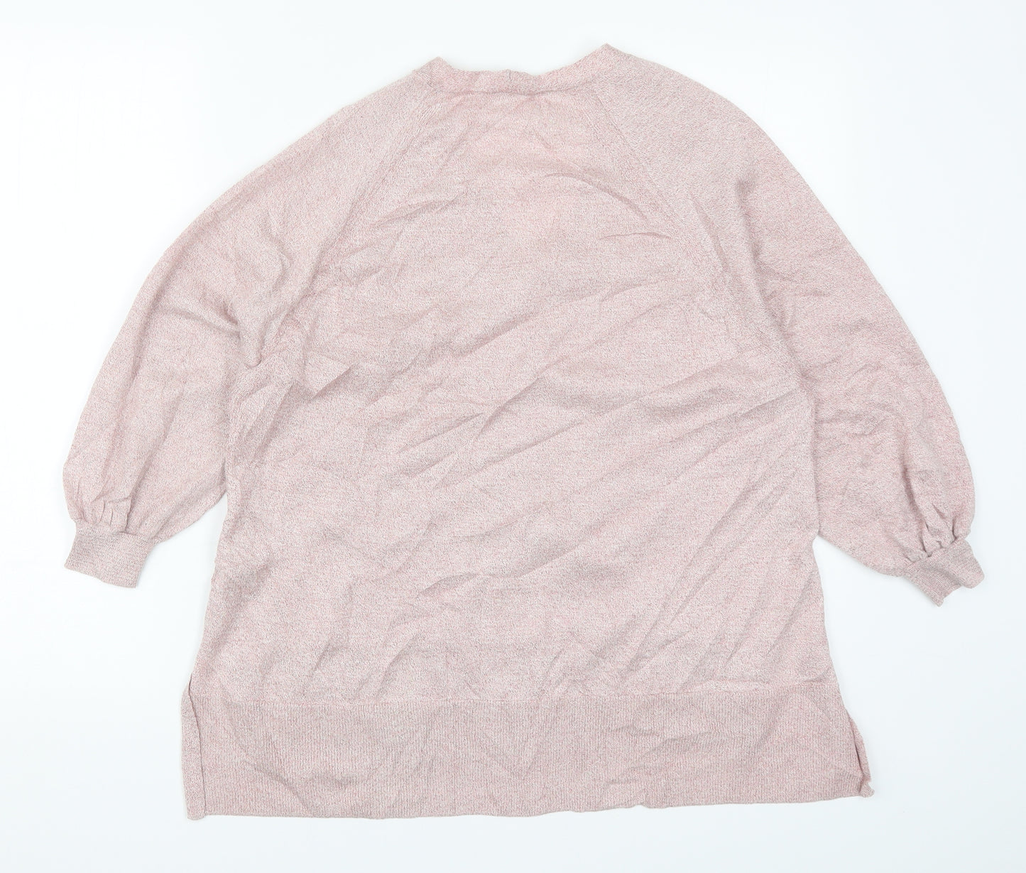 Marks and Spencer Womens Pink  Knit Pullover Jumper Size S