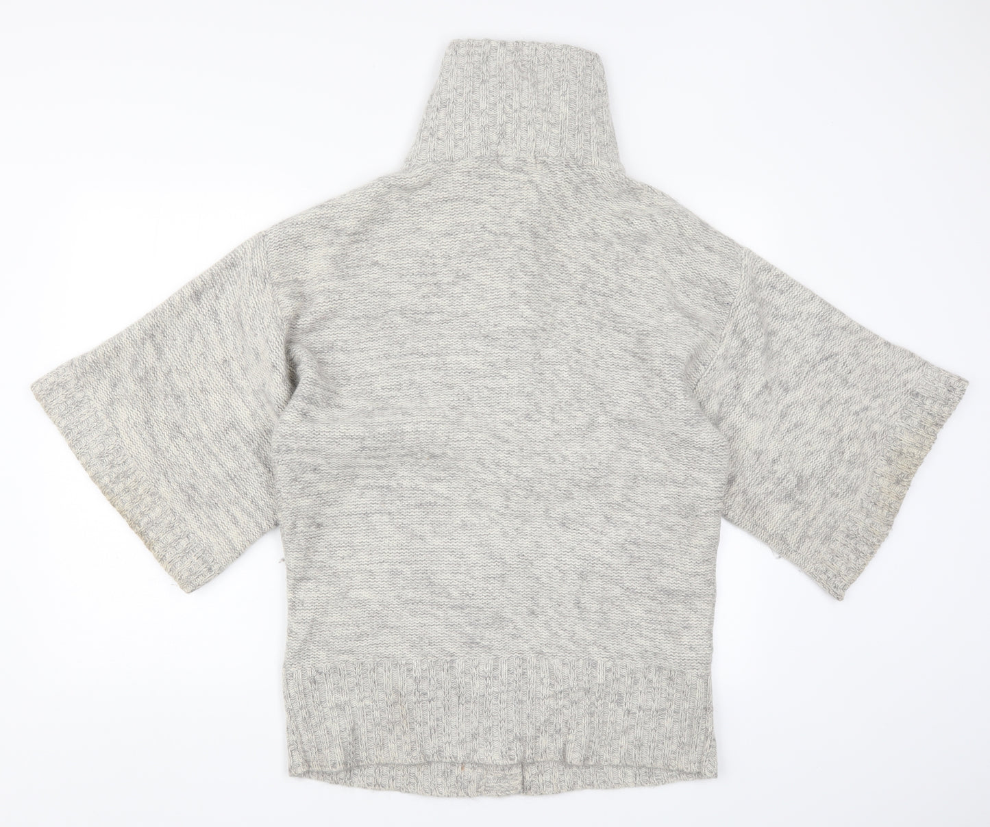 Monsoon Womens Grey  Knit Cardigan Jumper Size 12