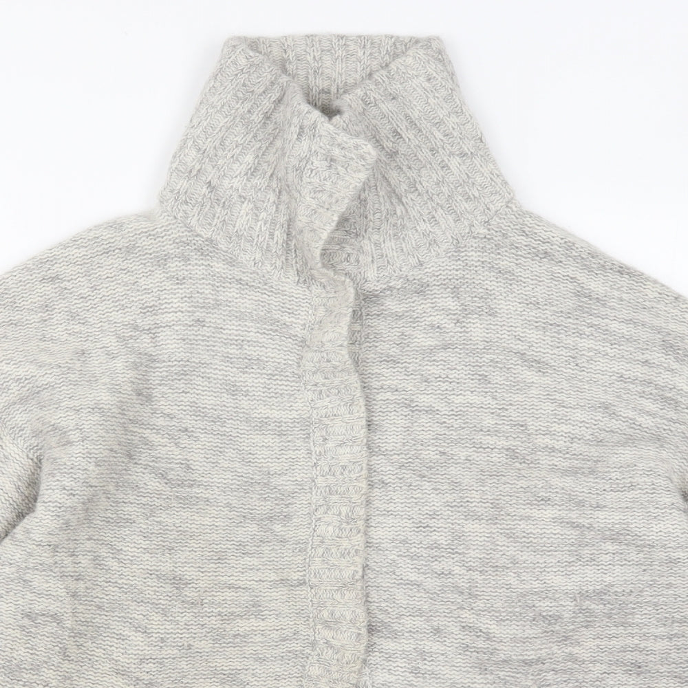 Monsoon Womens Grey  Knit Cardigan Jumper Size 12