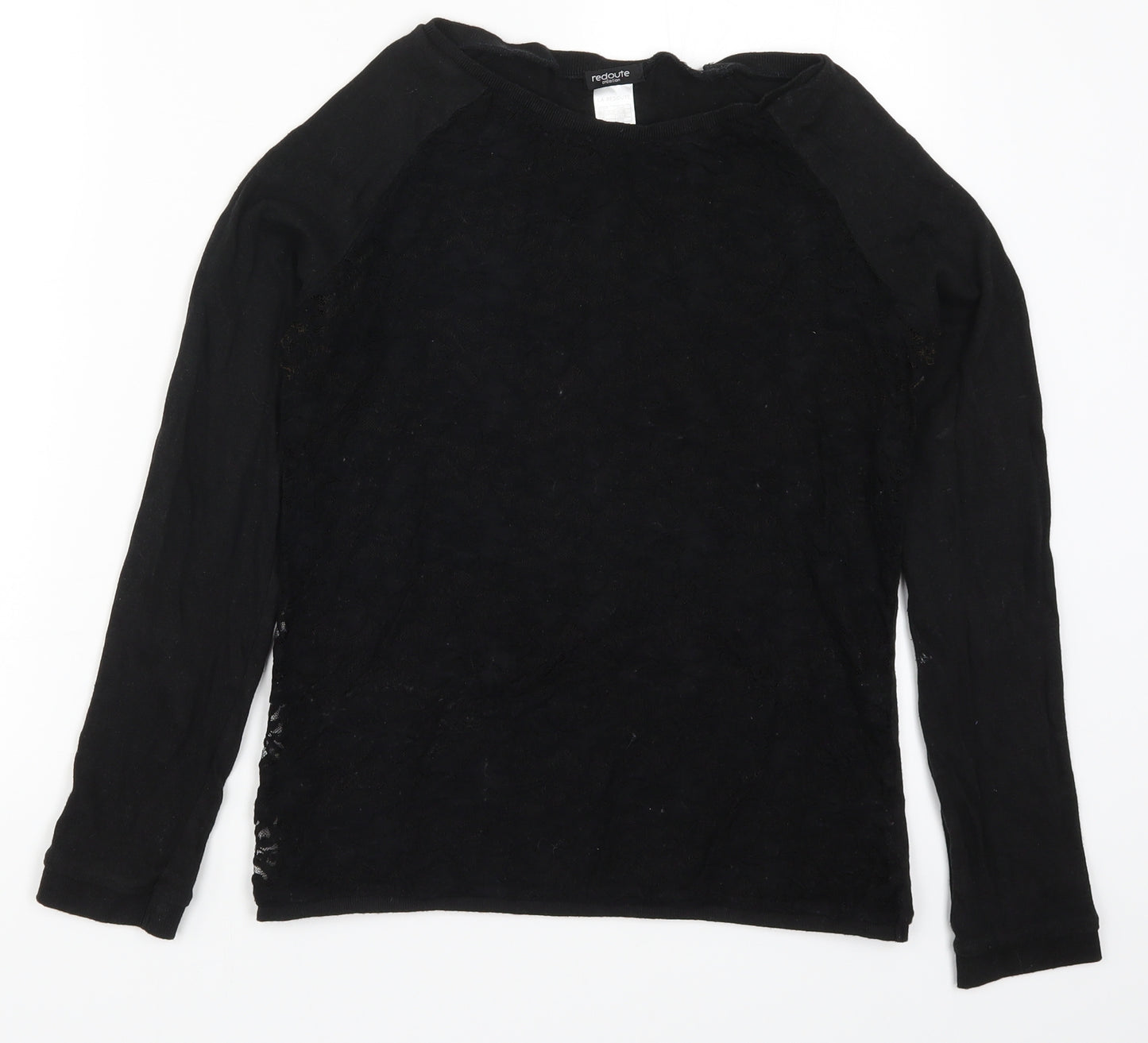 La Redoute  Womens Black  Lace Pullover Jumper Size 10