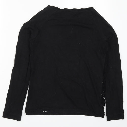 La Redoute  Womens Black  Lace Pullover Jumper Size 10