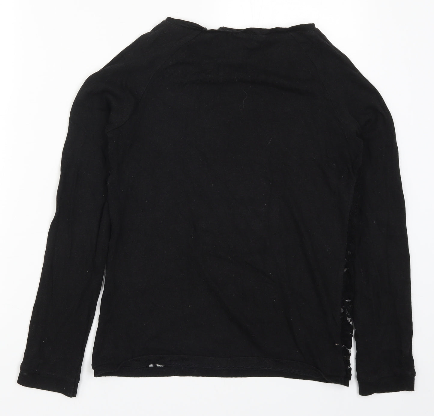La Redoute  Womens Black  Lace Pullover Jumper Size 10