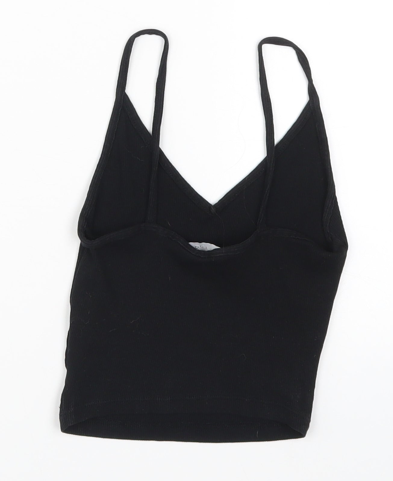 New Look Womens Black   Cropped Tank Size 8