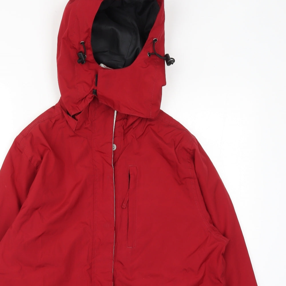 Kkrakatau Womens Red   Jacket Coat Size 10