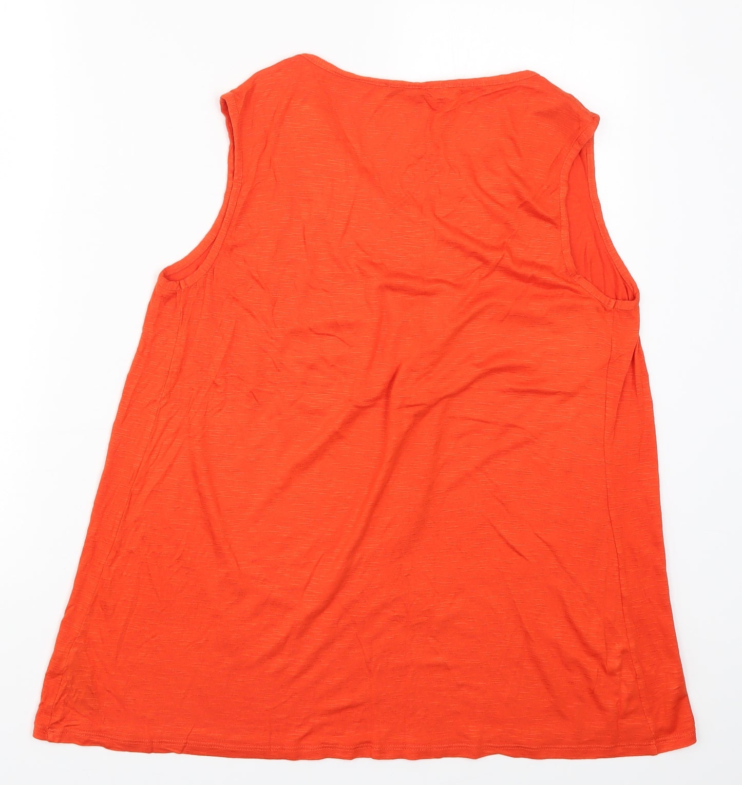 George Womens Orange   Basic Tank Size 14