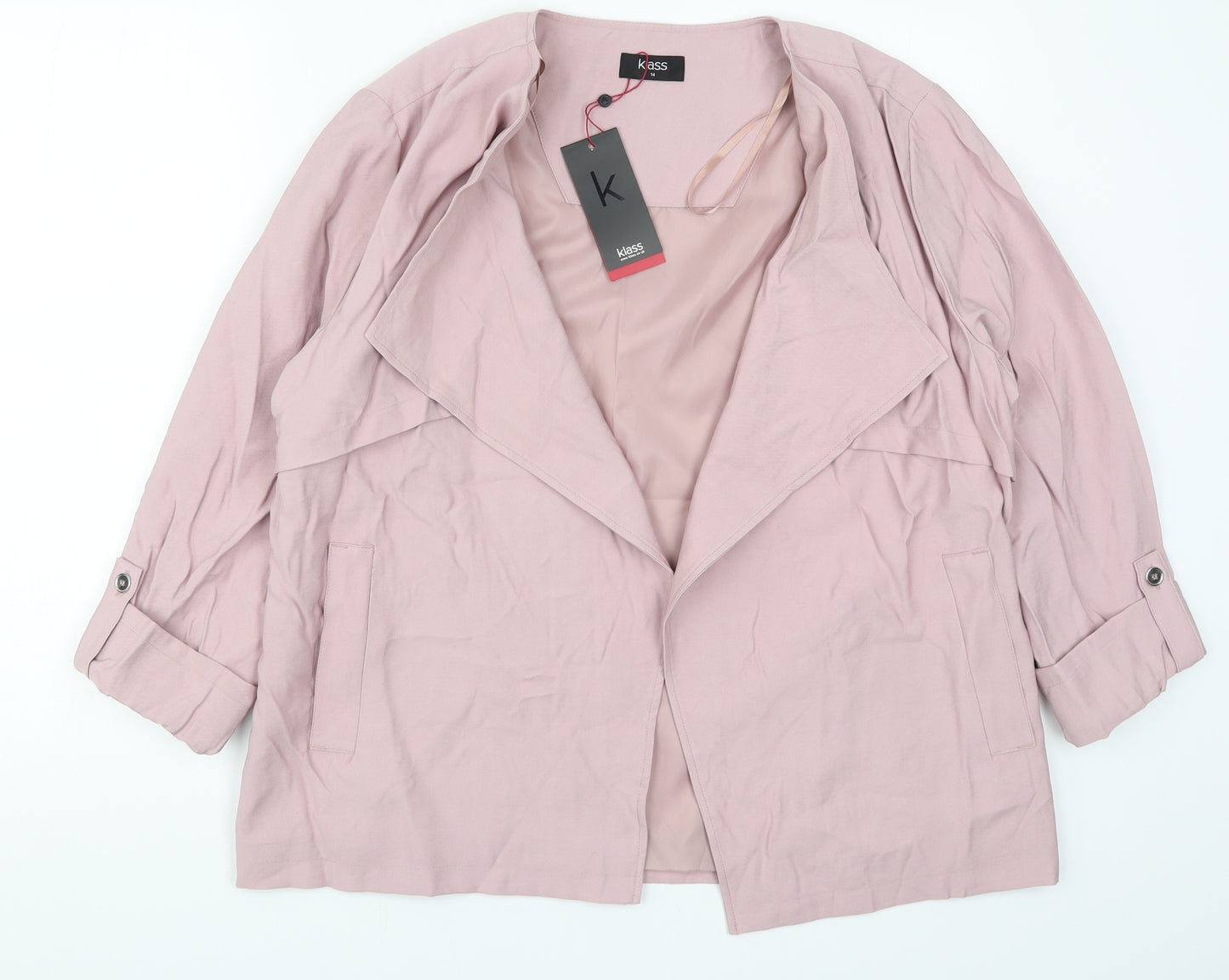 Klass Womens Pink   Jacket  Size 14
