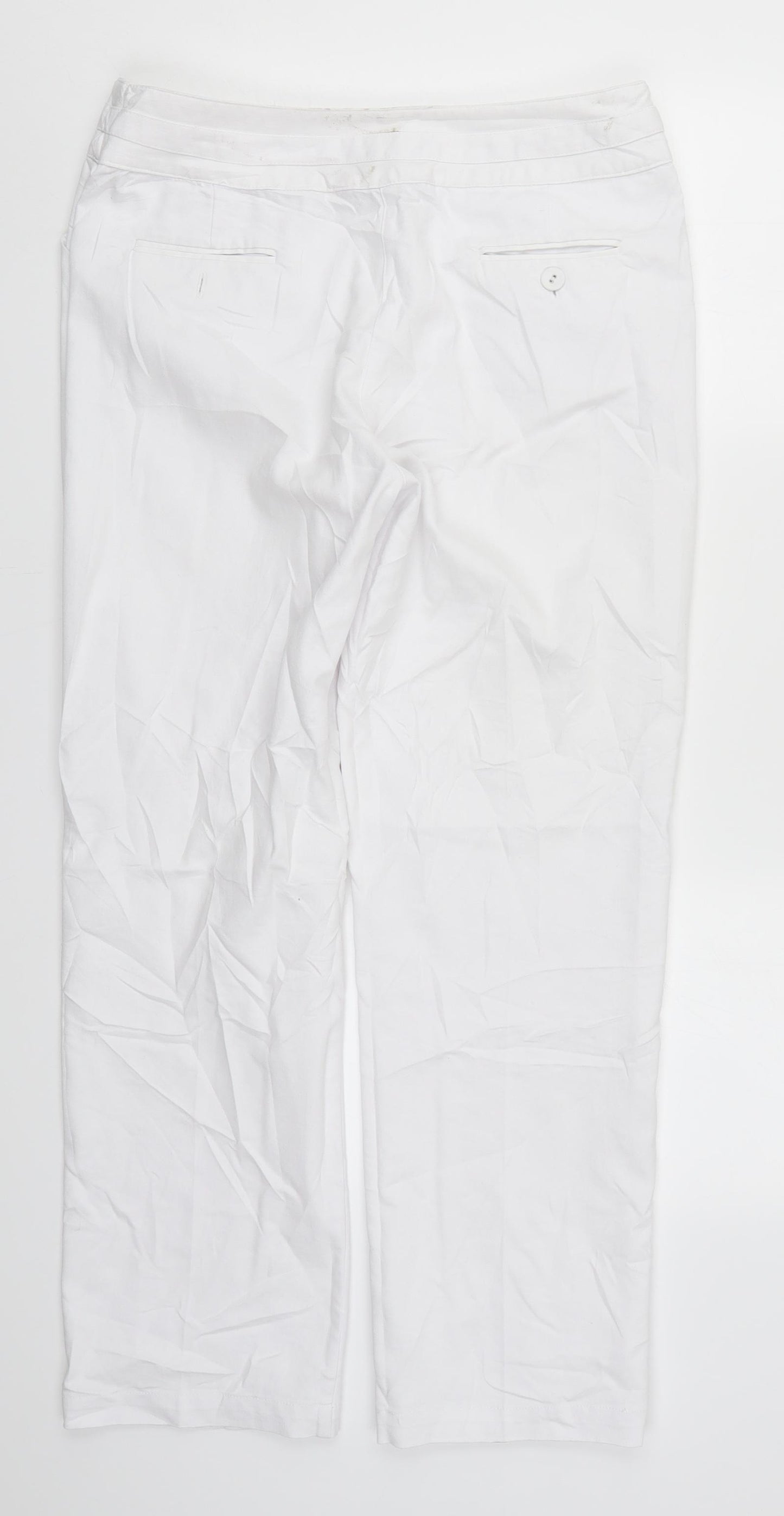 Epilogue Womens White   Trousers  Size 14 L28.5 in