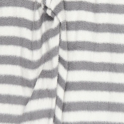 Marks and Spencer Womens Grey Striped  Trousers  Size 6 L27 in - Loungewear
