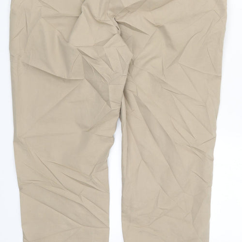 Marks and Spencer Womens Beige   Trousers  Size 12 L27 in