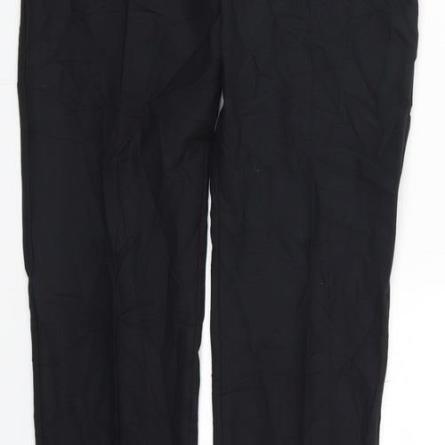 Marks and Spencer Womens Black   Trousers  Size 8 L30 in