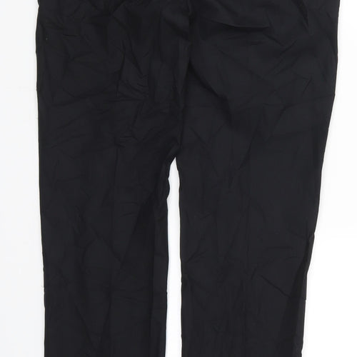 Marks and Spencer Womens Black   Trousers  Size 8 L30 in