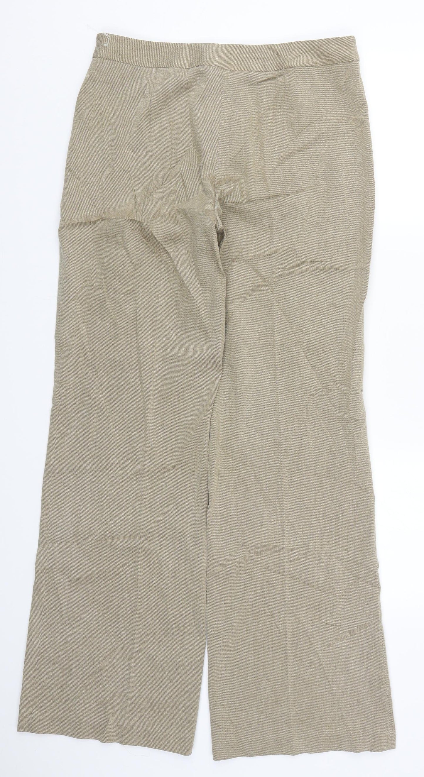 NEXT Womens Beige   Trousers  Size 10 L32 in