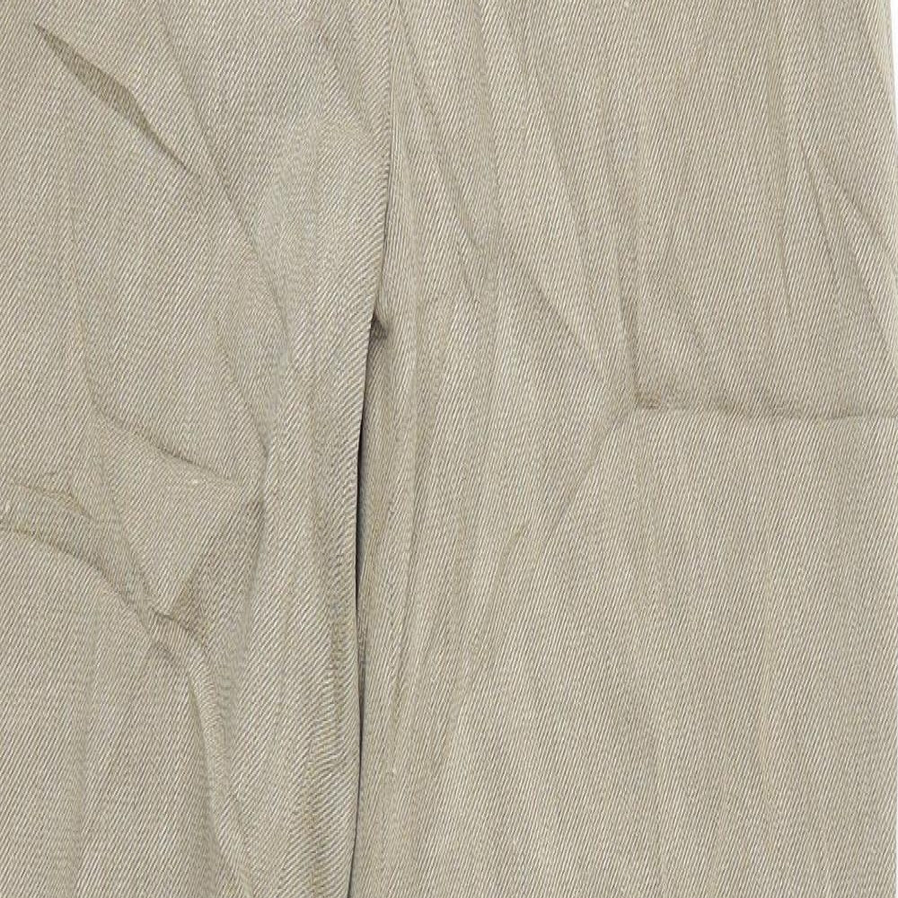 NEXT Womens Beige   Trousers  Size 10 L32 in