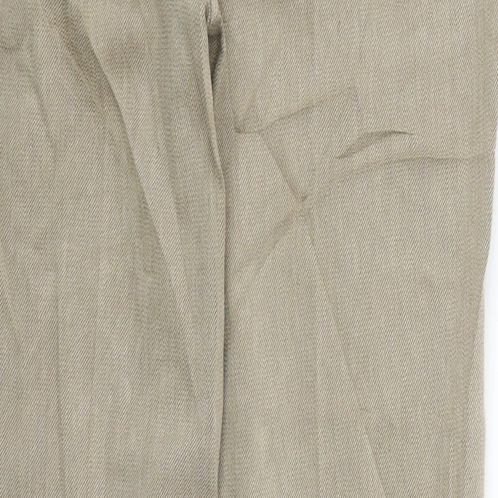 NEXT Womens Beige   Trousers  Size 10 L32 in