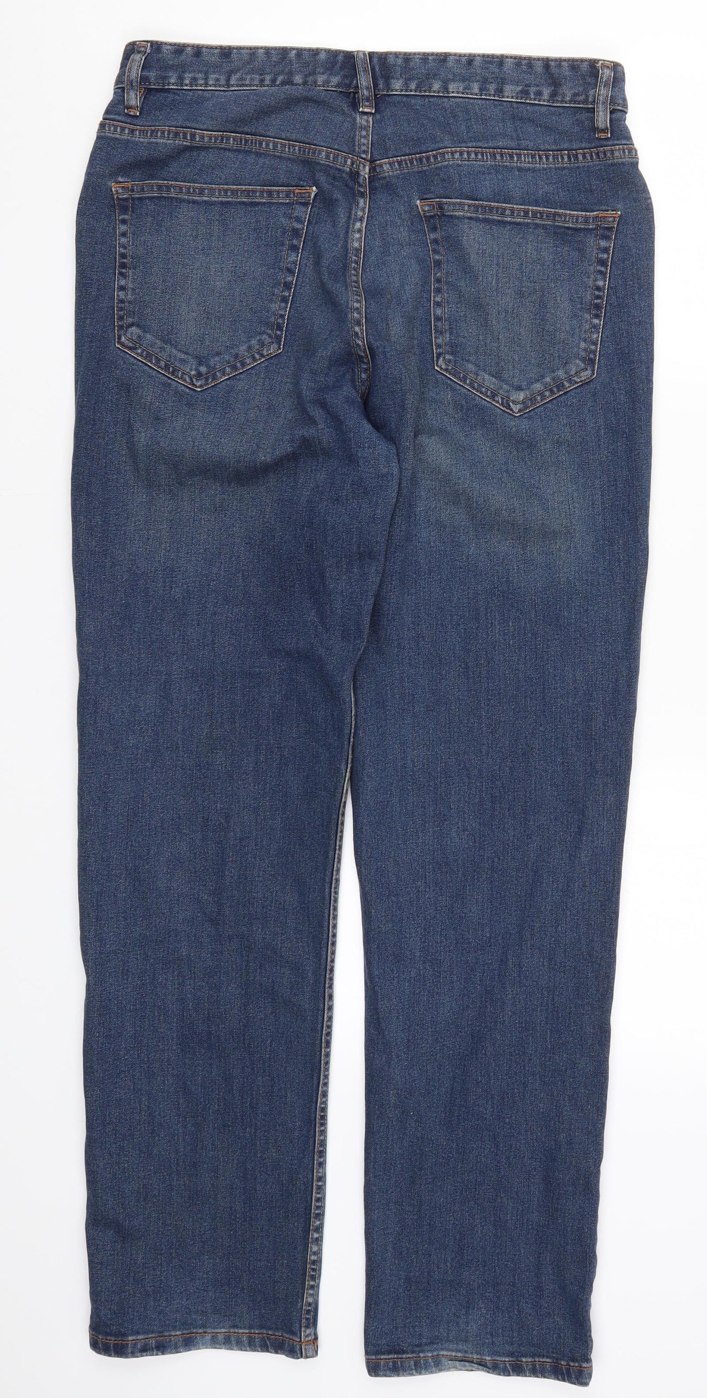 NEXT Mens Blue  Denim Straight Jeans Size 32 L31 in