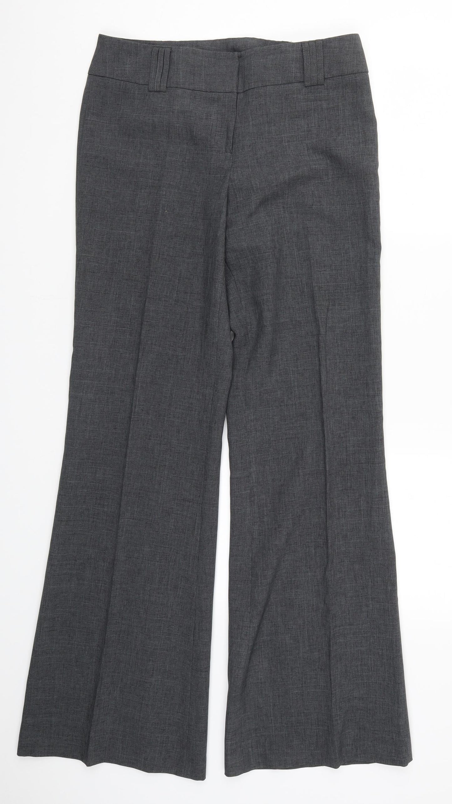 Dorothy Perkins Womens Grey   Trousers  Size 12 L32 in
