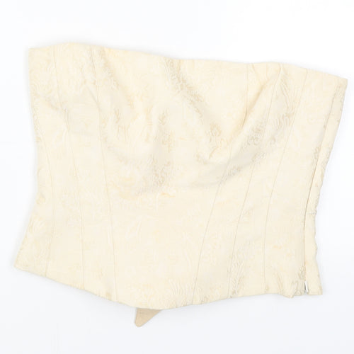 Coast Womens Beige Floral  Basic Tank Size 10  - Corset Top