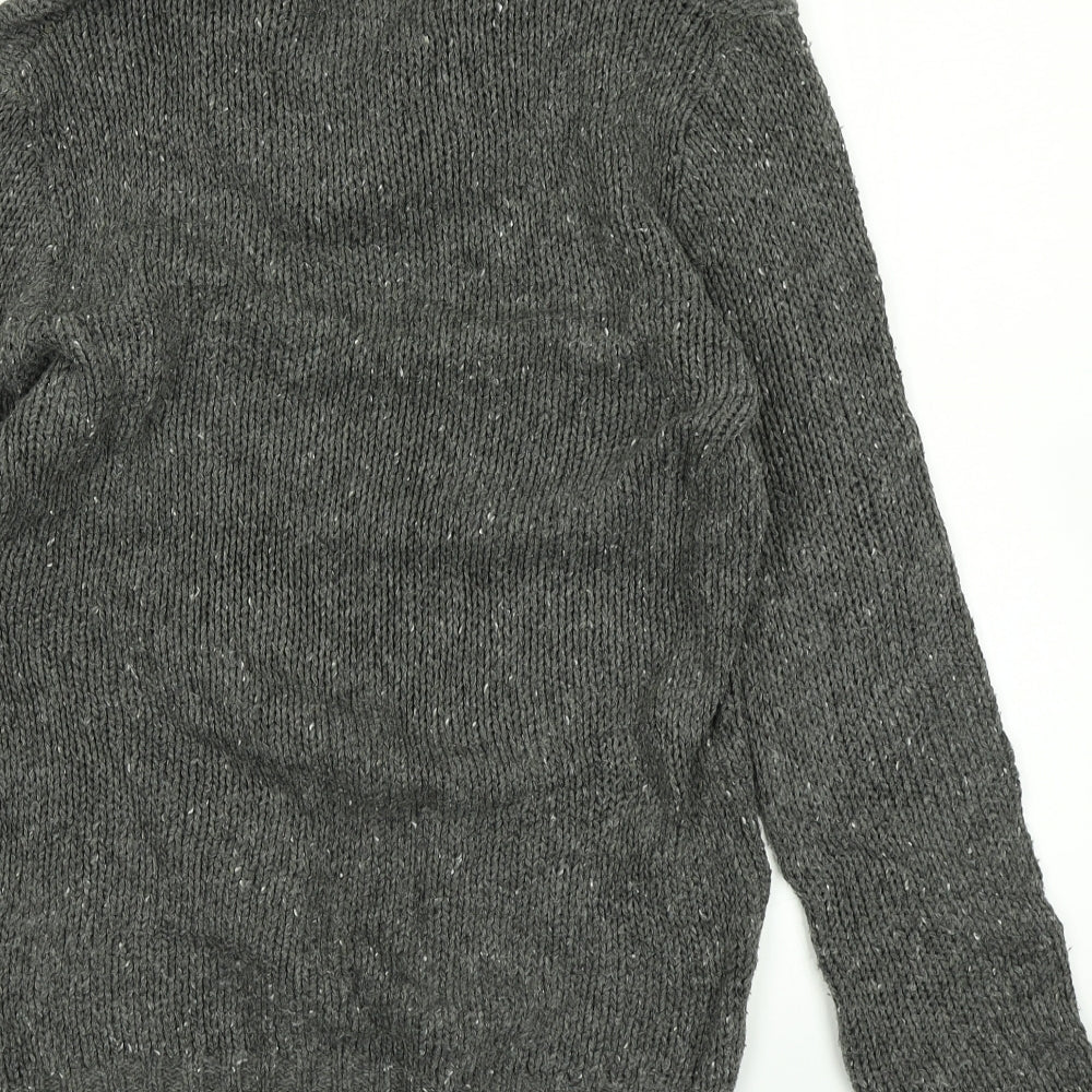 Officers Club Mens Grey  Knit Pullover Jumper Size S