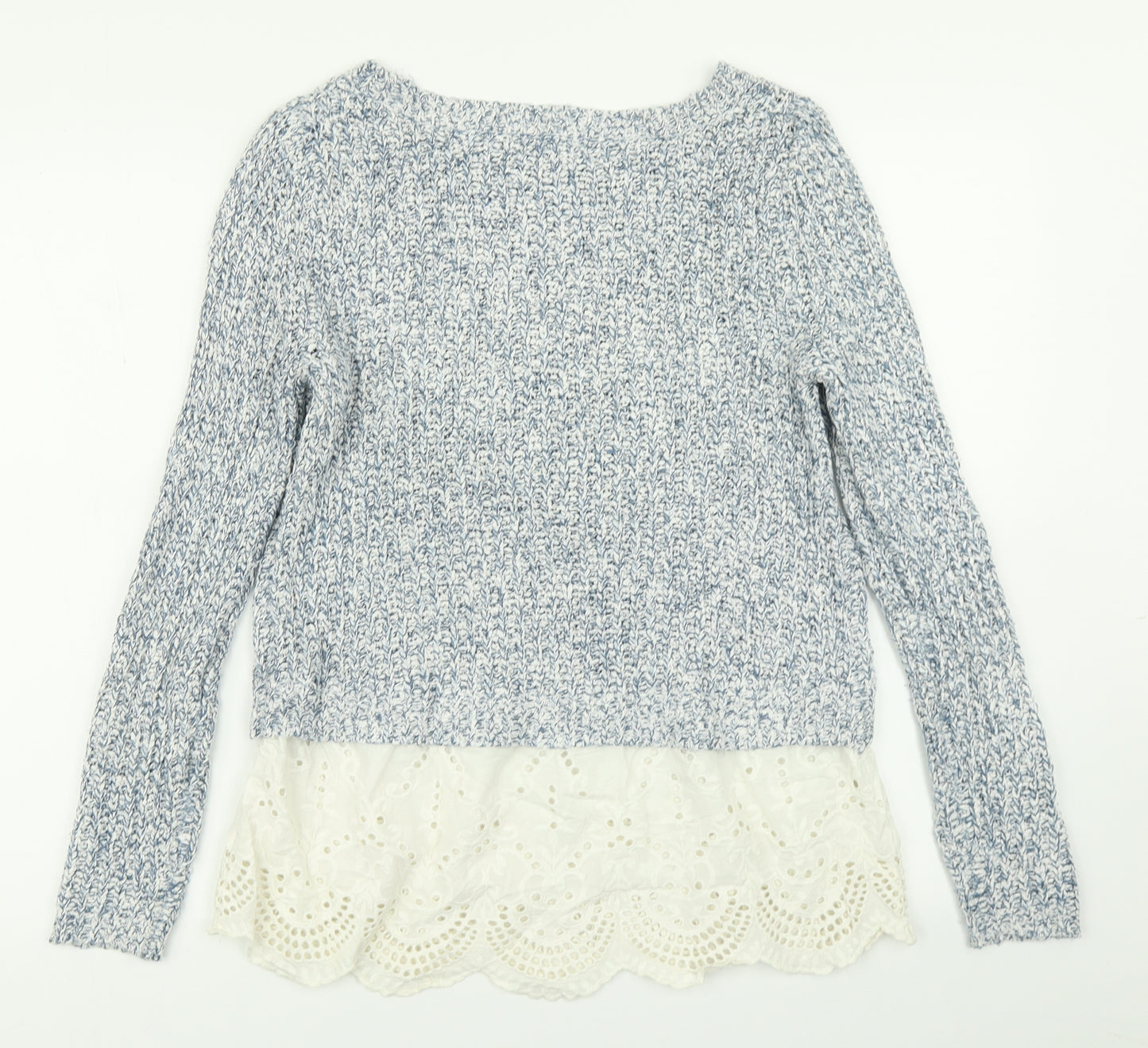 NEXT Womens Blue  Knit Pullover Jumper Size 10