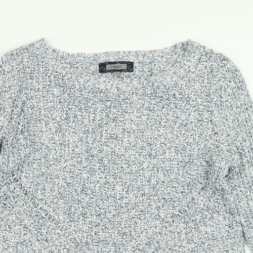 NEXT Womens Blue  Knit Pullover Jumper Size 10