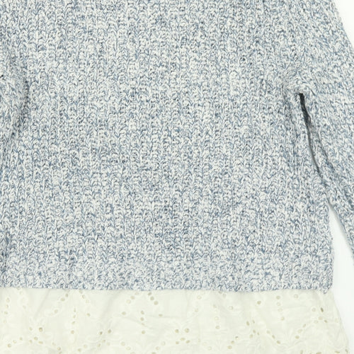 NEXT Womens Blue  Knit Pullover Jumper Size 10