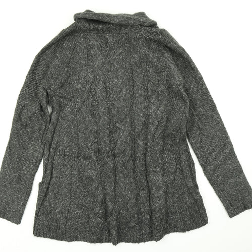 NEXT Womens Grey  Knit Cardigan Jumper Size M