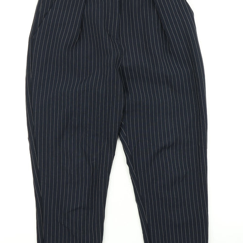Tophop Womens Blue Striped  Dress Pants Trousers Size 8 L20 in