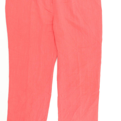 Oscar B Womens Pink   Trousers  Size 20 L28 in