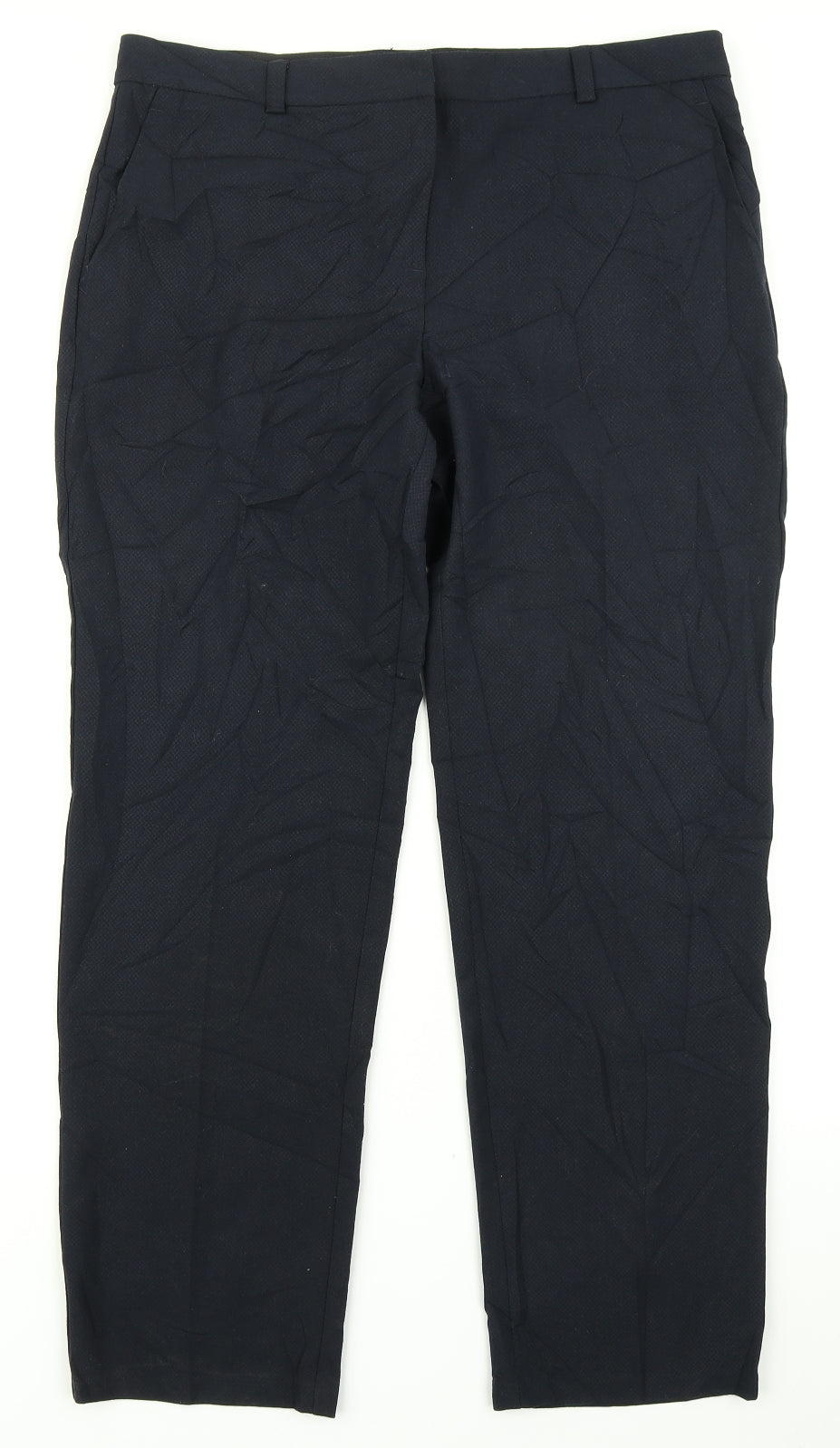 M&S Collection Womens Blue   Dress Pants Trousers Size 14 L26 in